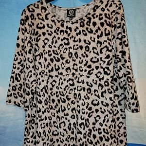 Bobeau baby doll knit top